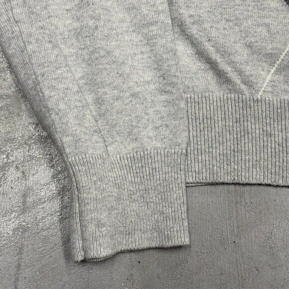 Lincs DC & Co Cotton Wool Blend Knit Sweater Crewneck Diamond Pullover Small - Picture 4 of 7